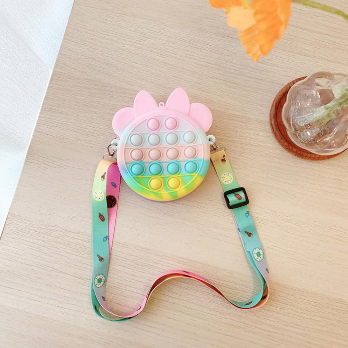 Bag Fingertip Crossbody Bag Bubble Decompression Toy Backpack
