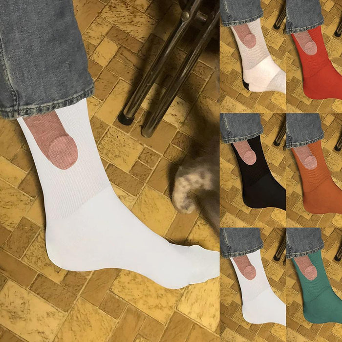 Show Off Funny Penis Socks for Men Novelty