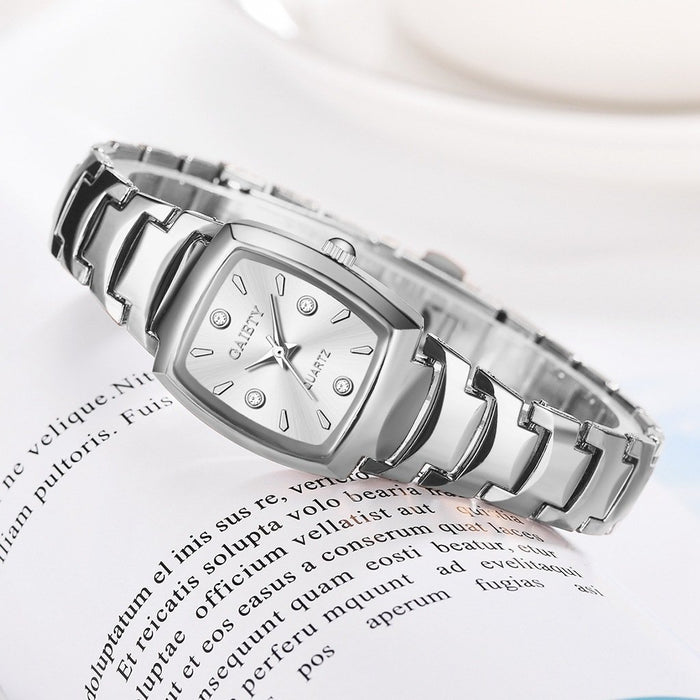 Stainless Steel Fashion Ladies Watches Quartz Elegant Luxury Wristwatch