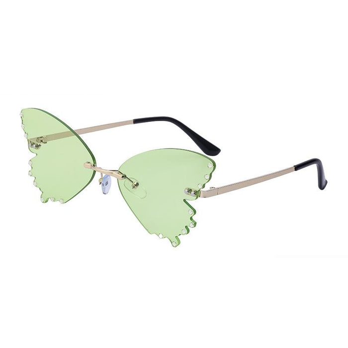 Women's Cool Butterfly Sunglasses With Rhinestone