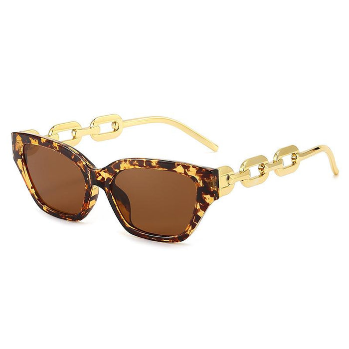 Chain hip hop square Sunglasses