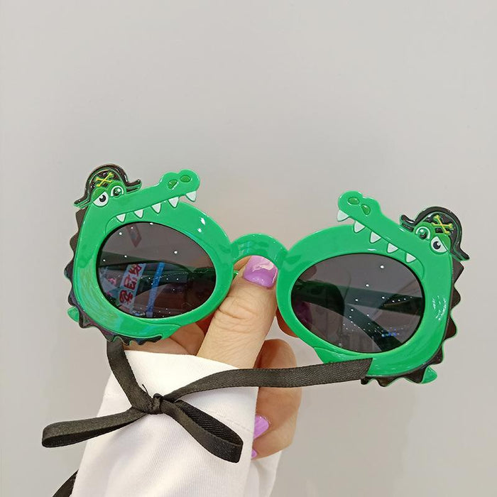 Cute Cartoon Pirate Crocodile Children's Sunglasses