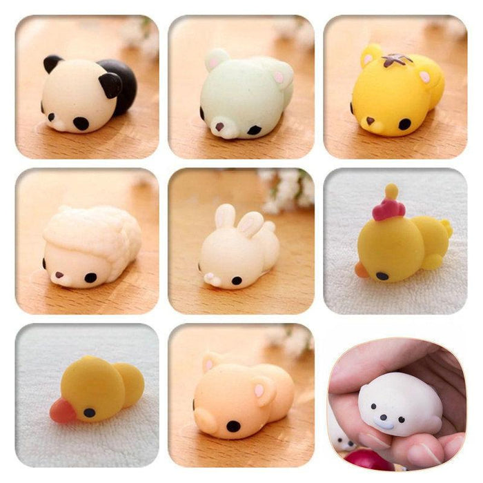 Kawaii Mochi Squishy Pack Animal Antistress Ball Squeeze Toys