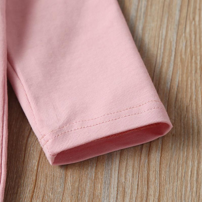 Long Sleeved Baby Flower Bodysuit With Hat