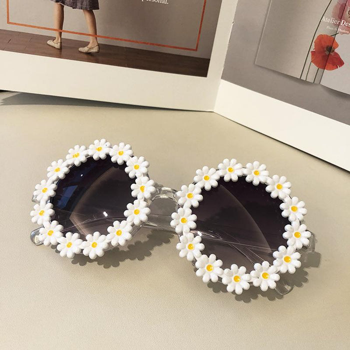 Fashion Funny Flower Daisy Sunglasses Photo Shooting