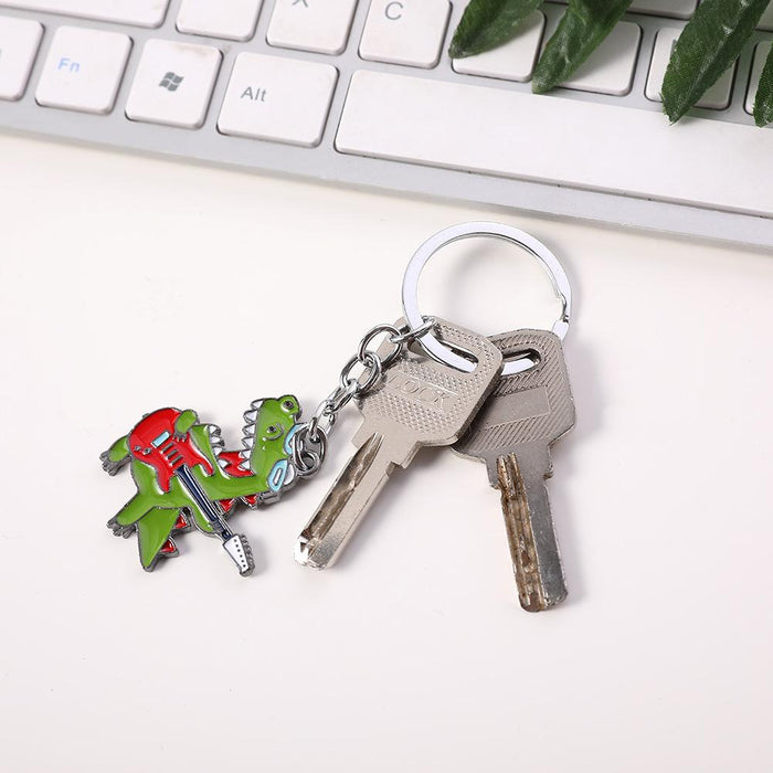 Creative Fashion Dinosaur Metal Keychain
