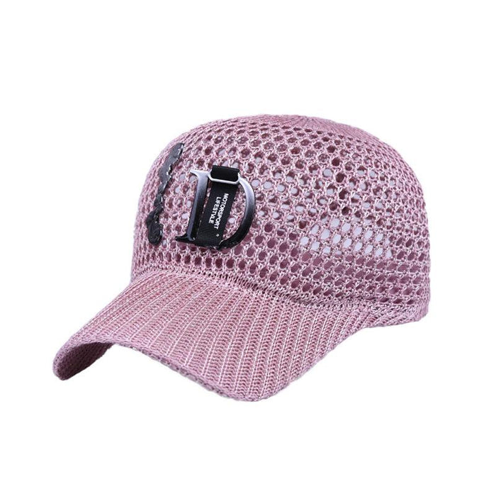 Summer Fashion Hollow Letter D Sun Protection Knight Cap