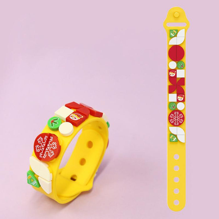 Creative DIY Building Blocks Kids Bracelet Toys For Christmas Gifts