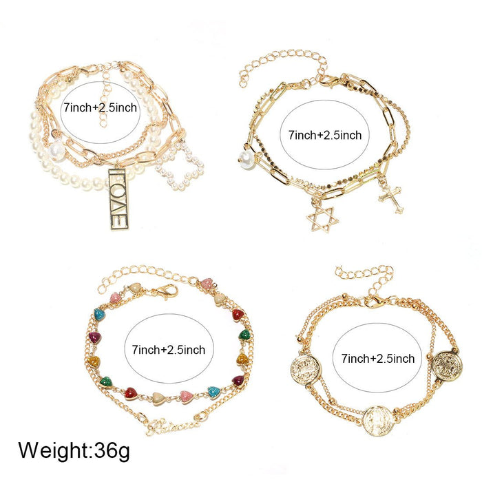 Simple Retro Color Pearl Fashion Creative Women's Bracelet Accessories