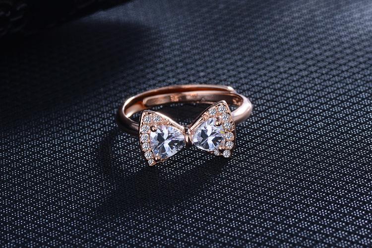 New Fashion Simple Bow Knot Open Ring