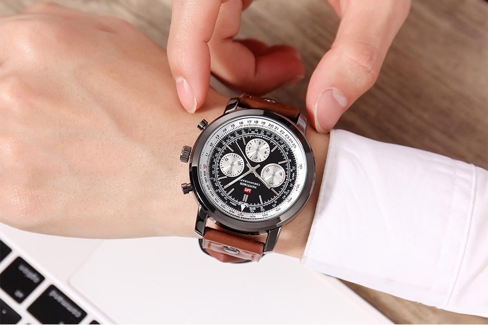 Movement Men Wristwatch Pilot Blackbird Chronograph Fashion Watch Brand Luxury Sports Watches