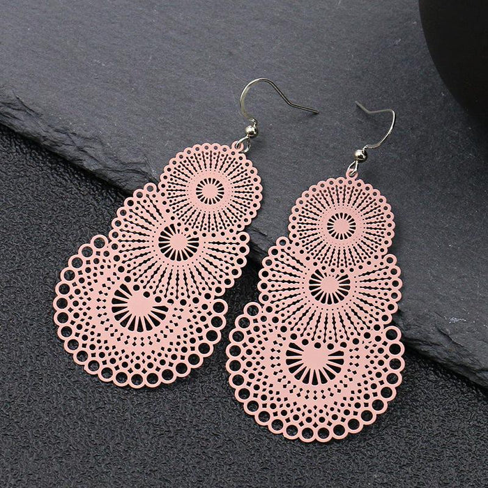 Boho Pattern Fashion Colorful Earrings