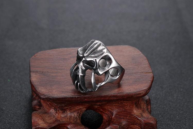 Monster Stainless Steel Rock Men's Stainless Steel Ring