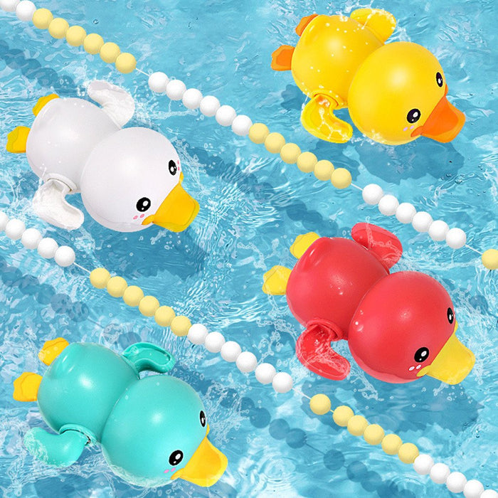 1 Pack Baby Bathroom Tub Shower Clockwork Swim Toys