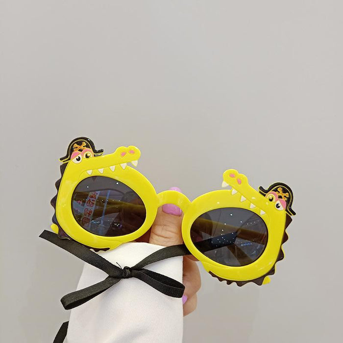 Cute Cartoon Pirate Crocodile Children's Sunglasses