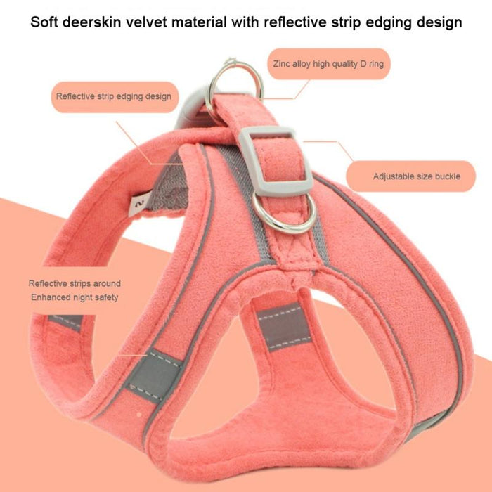 Pet Vest Vest Reflective Dog Neck Strap Collar Adjustable