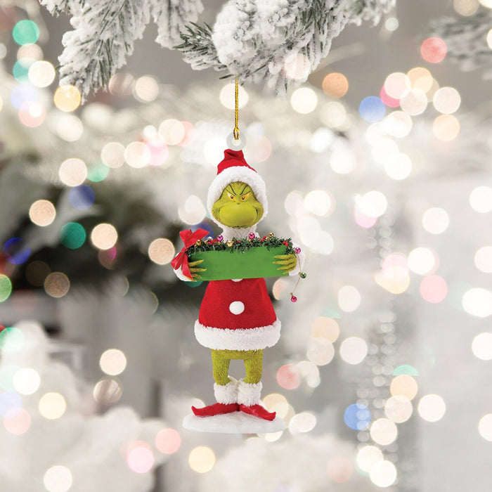 Green Headdress Grinch Christmas Tree Pendant Decoration