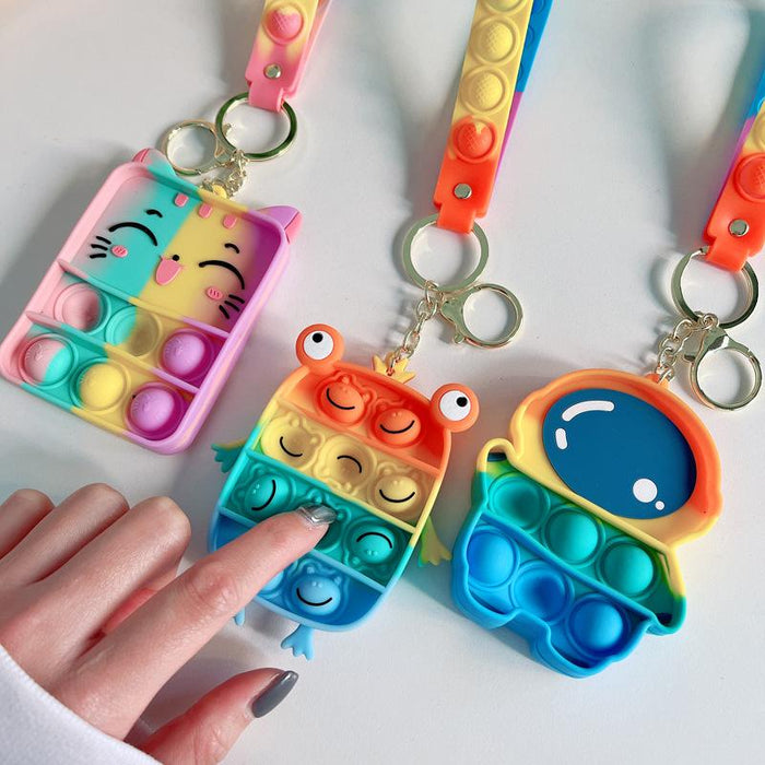 Bag decoration decompression toy key chain
