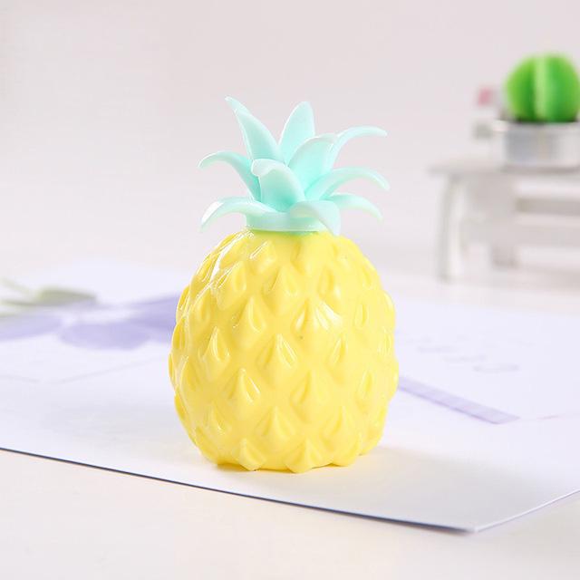 New Cheap Flour Pineapple Relief Stress Balls Fidget Toys Squeeze Fruit Anti Stress Decompression for Kids Antistress Children