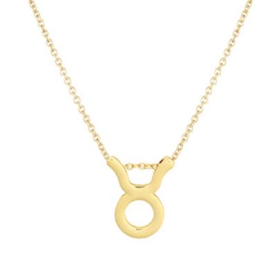 Twelve Constellations Necklace Collarbone Chain Pendant Card Short Necklace