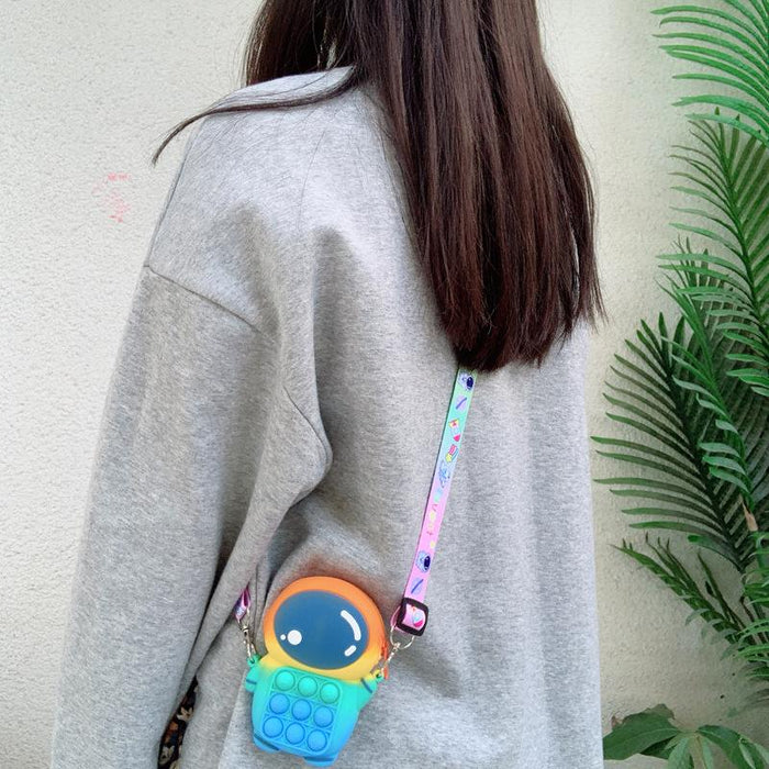 Messenger bag decompression vent toy student bag