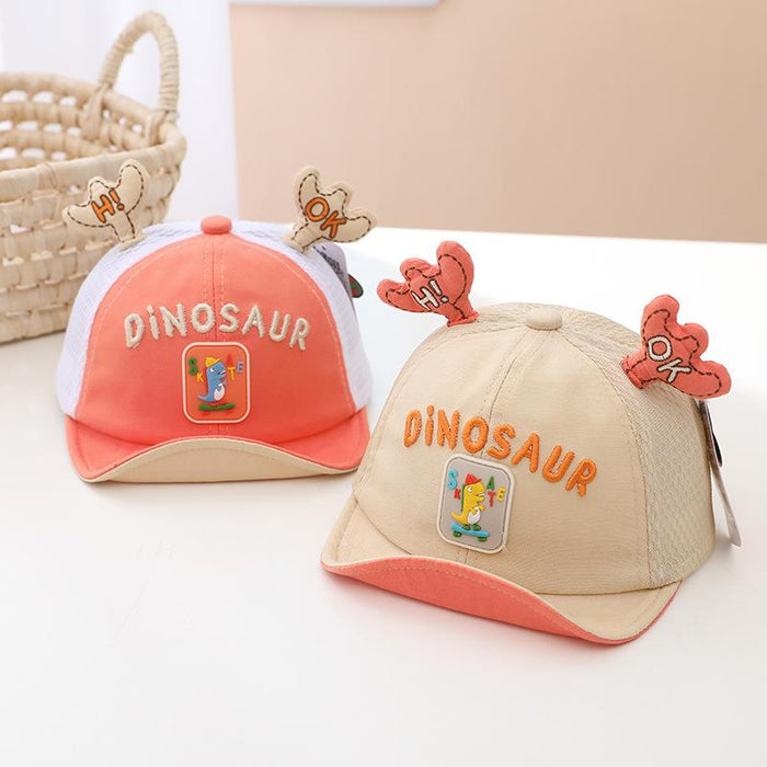 Summer Cute Dinosaur Antlers Children n Baby's Net Cap