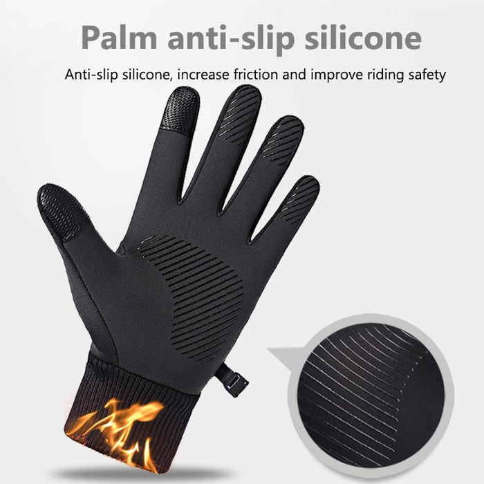 Men Winter Waterproof Cycling Gloves