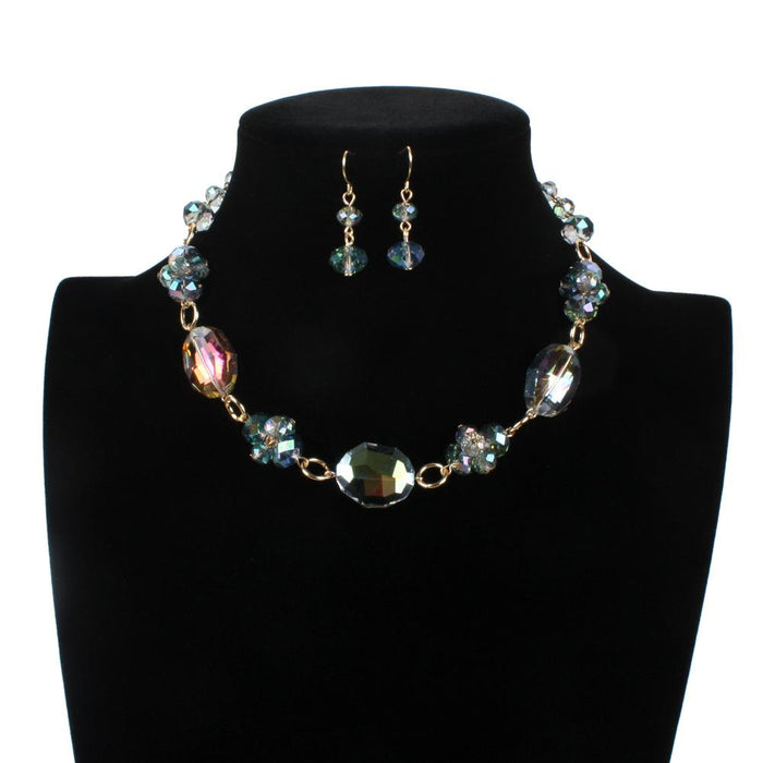 Women's Jewelry Simple Retro Crystal Jewelry Necklace