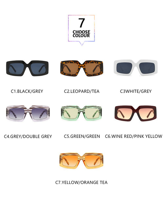 T-box Sunglasses stripe RETRO SUNGLASSES