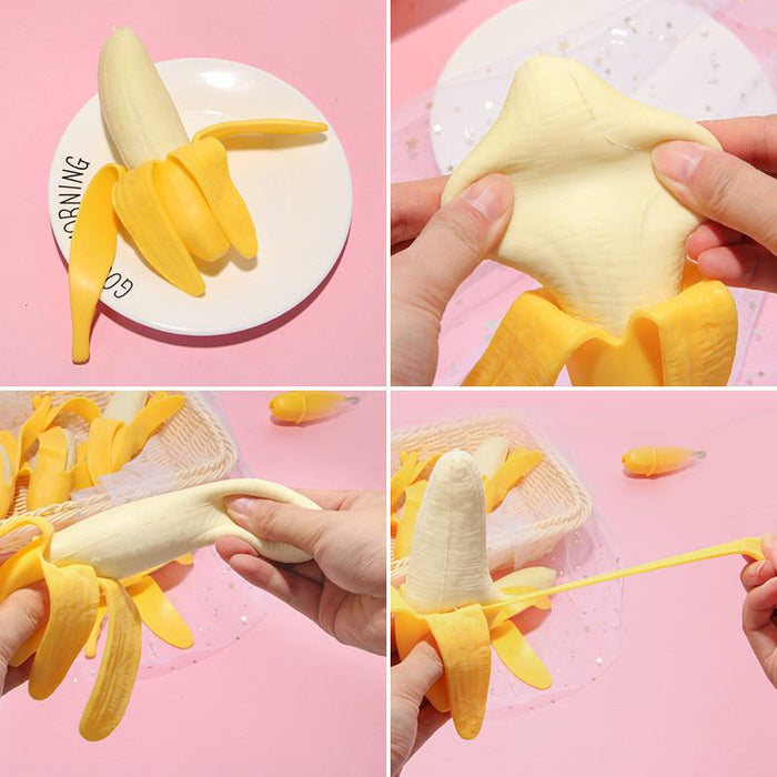16CM Banana Soft Squeeze Compression Novelty Toys