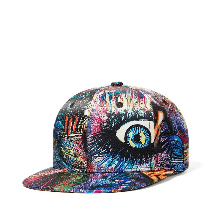 New Abstract Graffiti Three-dimensional Printing Baseball Cap