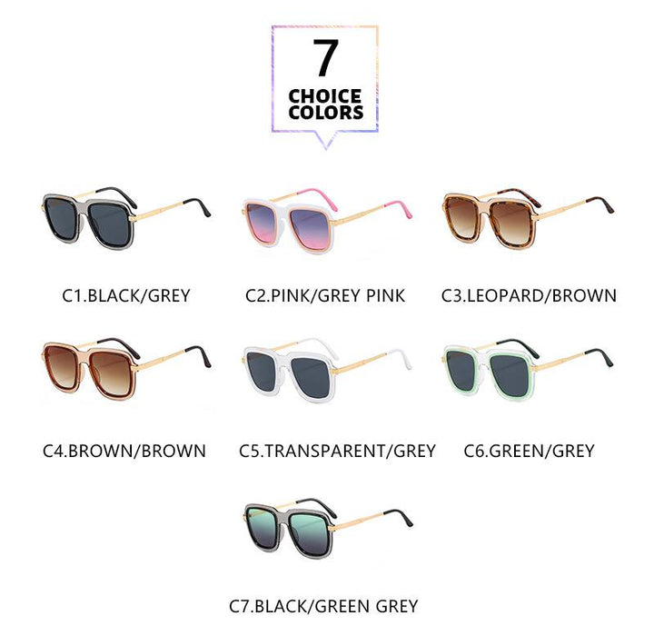 Box new contrast Sunglasses