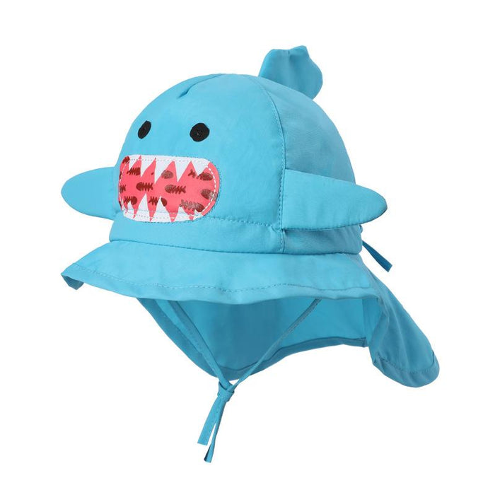 Children's Uv50 + Summer Sunscreen Cartoon Shawl Hat