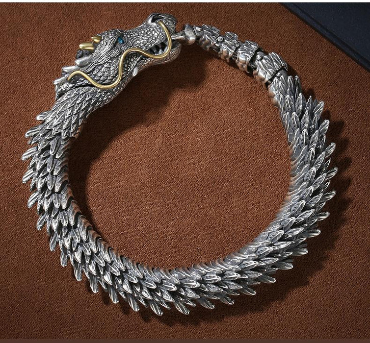 High Quality Viking Dragon Men Bracelet