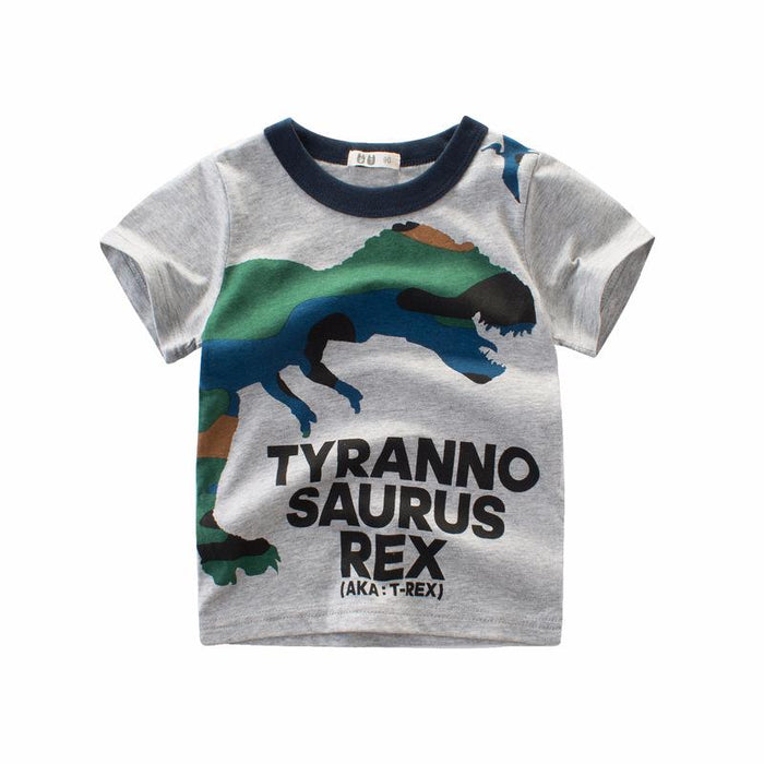 Wholesale of boys' short sleeved t-shirts