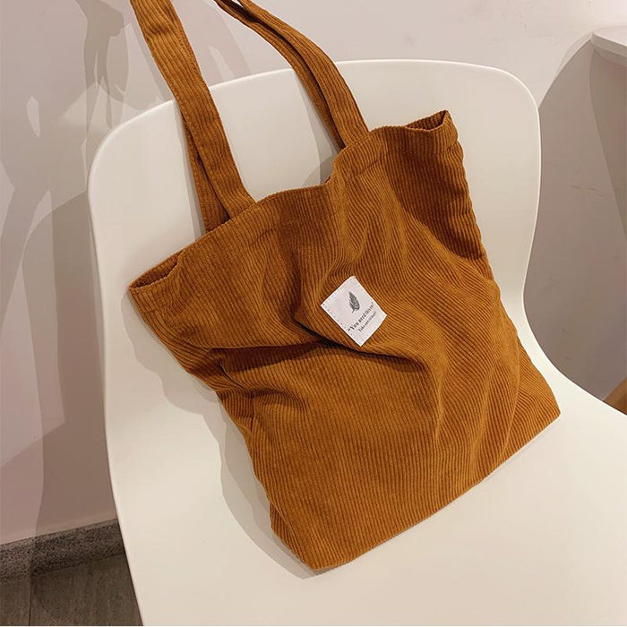 Corduroy Handbags for Women Shoulder Bags