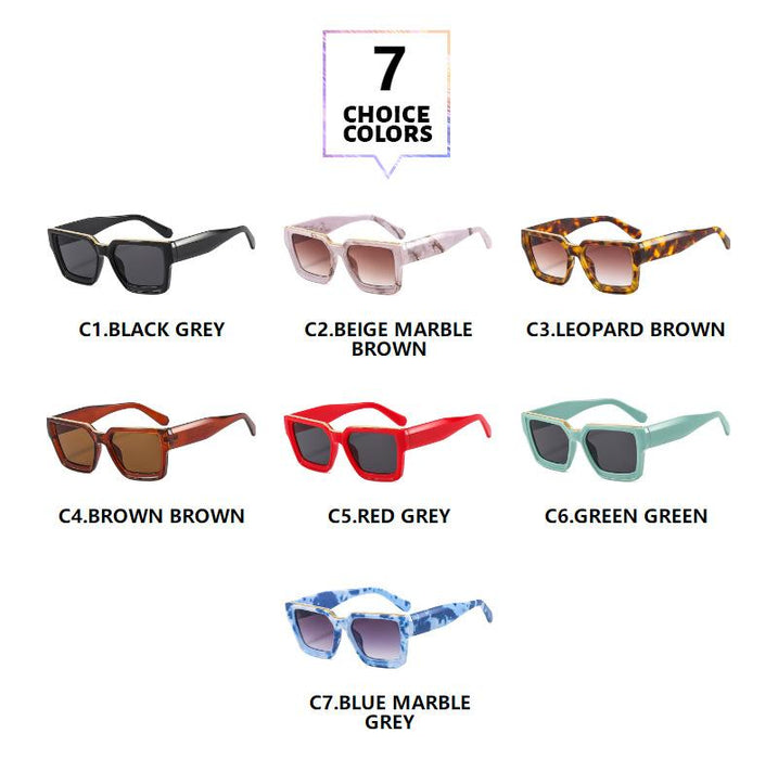 Marble avant-garde Sunglasses