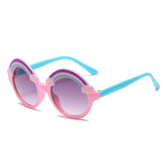 Children's cartoon rainbow animation Sunglasses