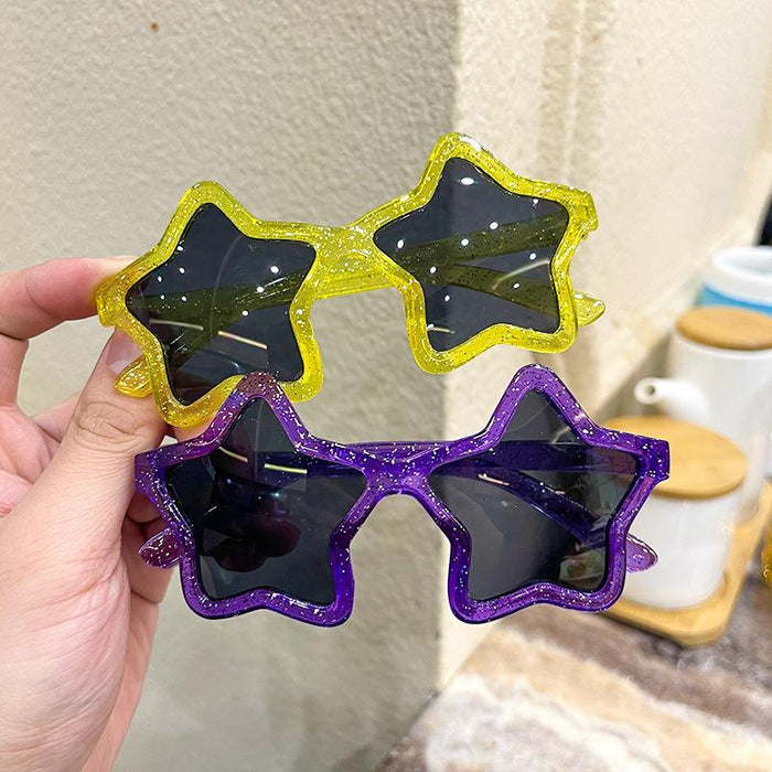 Children's colorful starlight sunglasses and sunglasses