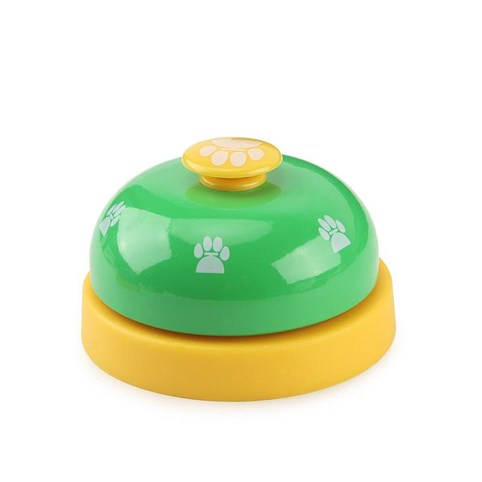 Pet Toy Training Called Dinner Small Bell Footprint Ring