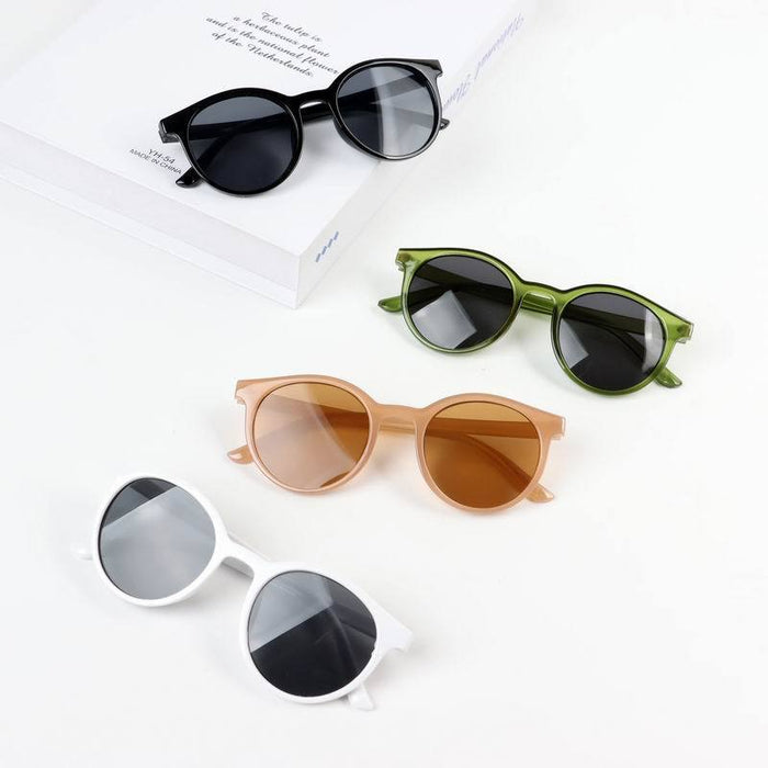 Children's Sunglasses round frame transparent frame sunglasses