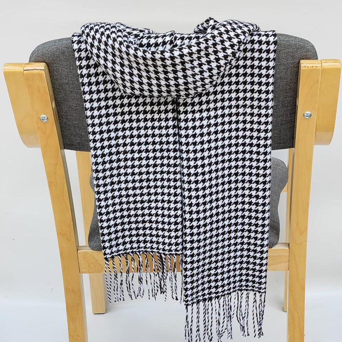 Classic Lattice Soft Scarf Cashmere Plaid Scarves