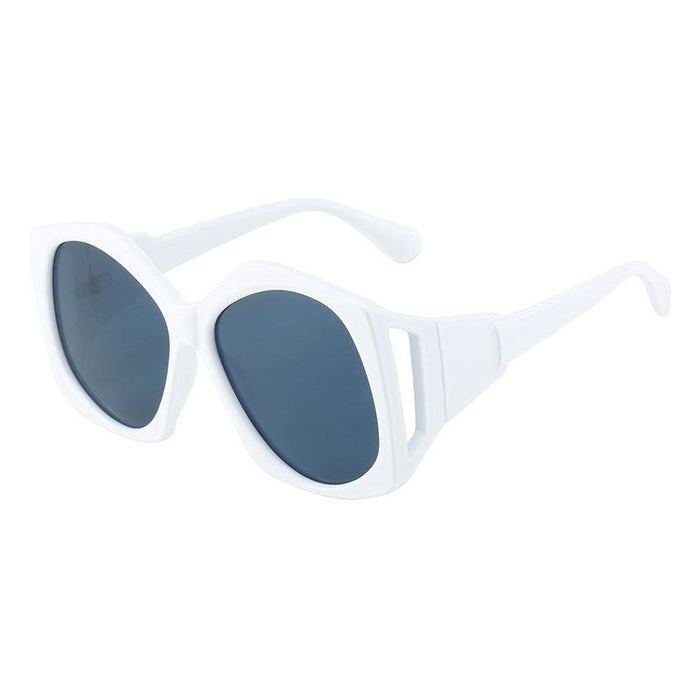 Large frame irregular Sunglasses