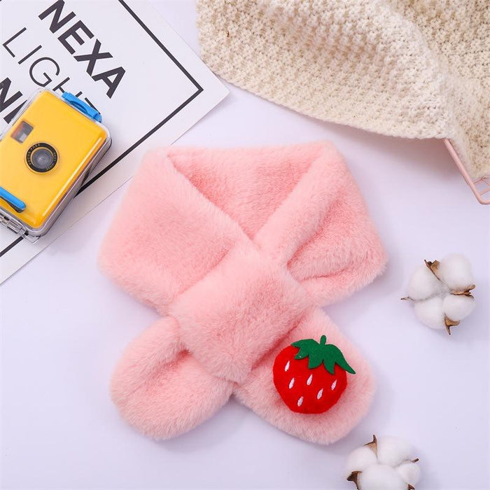Cartoon Baby Winter Warm Thicken Scarfs