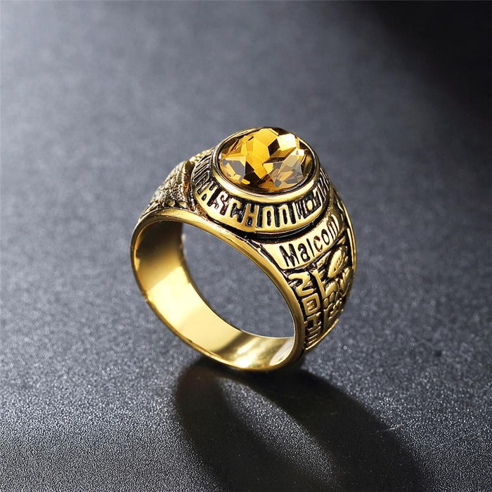 Eagle Military Ring Retro Titanium Steel Ring