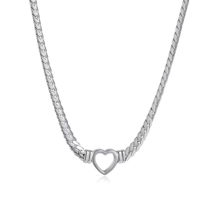 Heart Shape Stainless Steel Necklaces