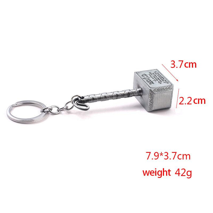 Creative Thor Hammer Bottle Opener Key Chain Metal Pendant