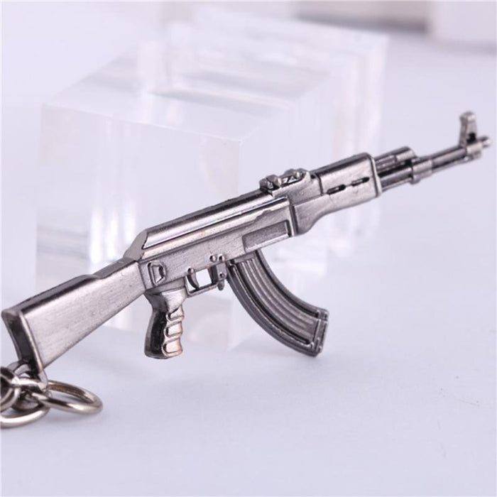 Novelty Fashion Cool Counter Strike AK47 Guns Keychain