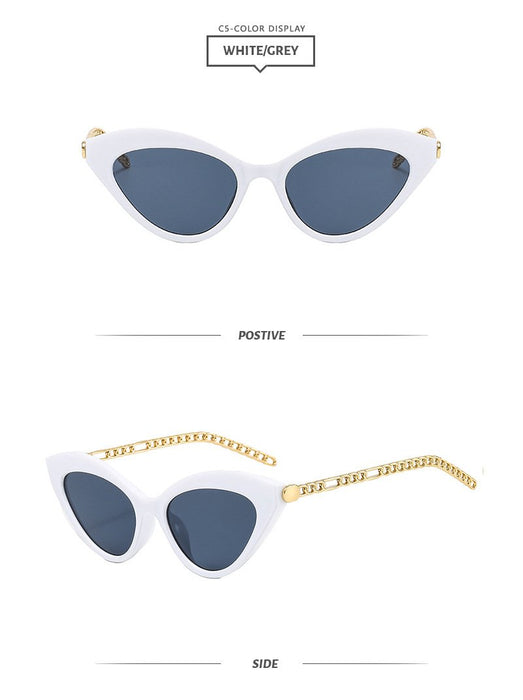 Cat's eye chain Sunglasses