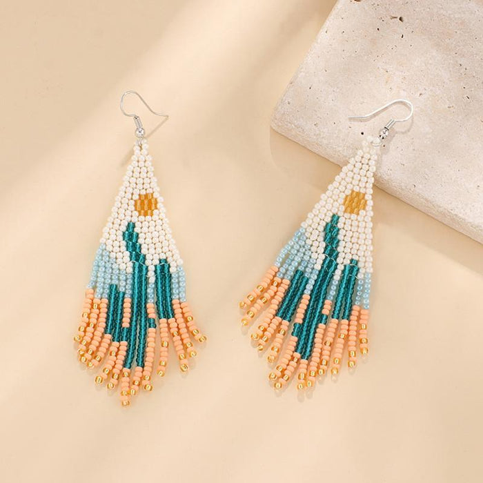 Colorful Niche Ethnic Style Handmade Earring